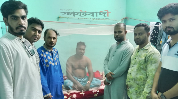 সুন্দরবন প্রেসক্লাবের সভাপতিকে দেখতে গেলেন রিপোর্টার্স ক্লাবের নেতৃবৃন্দ