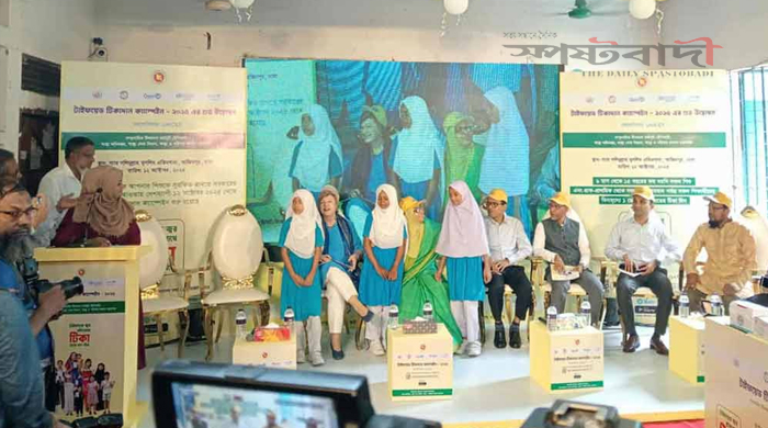 দেশে প্রথমবারের মতো টাইফয়েড টিকাদান কর্মসূচি শুরু